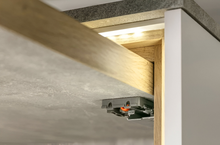 Glisiera sub sertar Modern Slide 500 mm cu extragere totala pentru placa de 18 mm, soft-close, ajustare 3D, 30 kg [4]