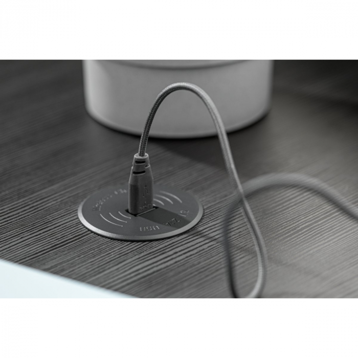 Incarcator wireless, incastrat, cablu 2 m, negru [3]