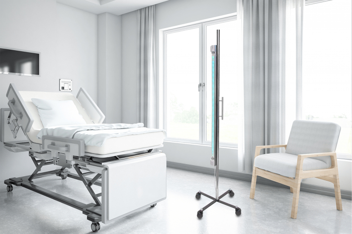 Lampa bactericida UV-C 1x36 watt si stativ mobil, pentru dezinfectie camere hotel si pensiuni [4]