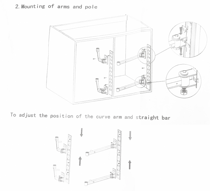 Magic Corner boaba de fasole pentru dulap de colt cu deschidere spre stanga [3]