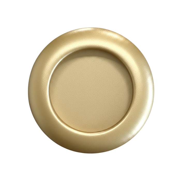 Maner ingropat pentru mobila Mar, finisaj auriu, D:40 mm [3]