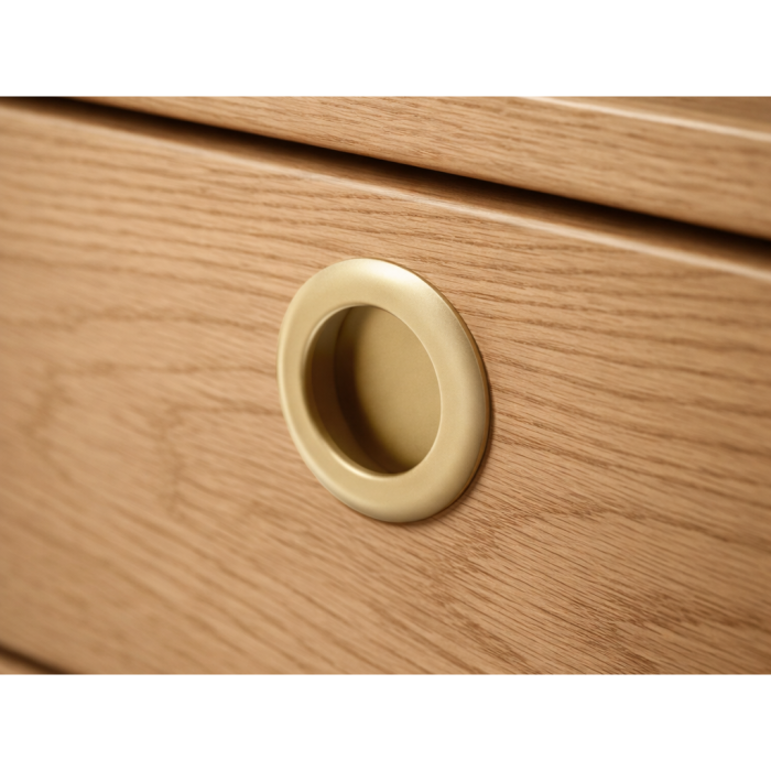 Maner ingropat pentru mobila Mar, finisaj auriu, D:40 mm [4]