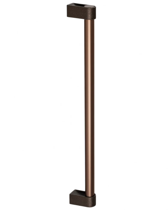 Maner lung pentru mobila Casey Big, finisaj maro metalic texturat / bronz mat, L:768 mm [1]