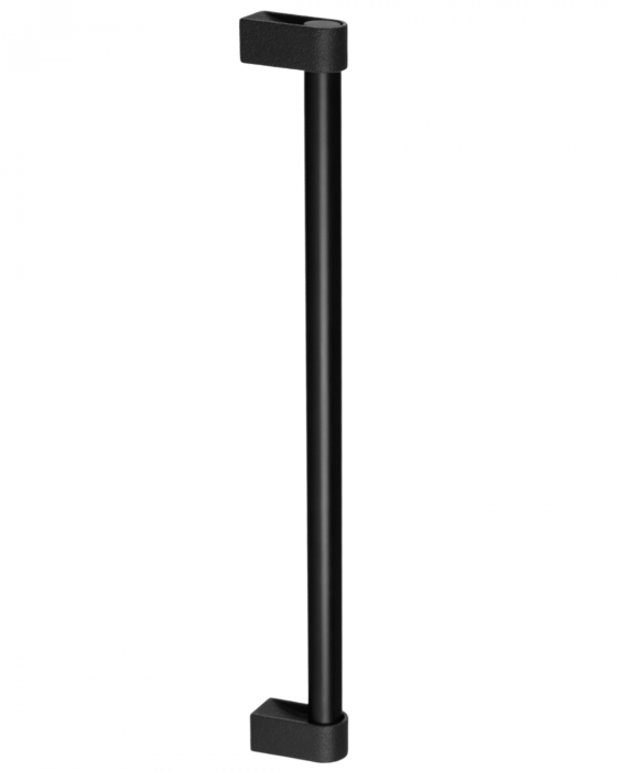 Maner lung pentru mobila Casey Big, finisaj negru lava texturat / negru mat, L:768 mm [1]