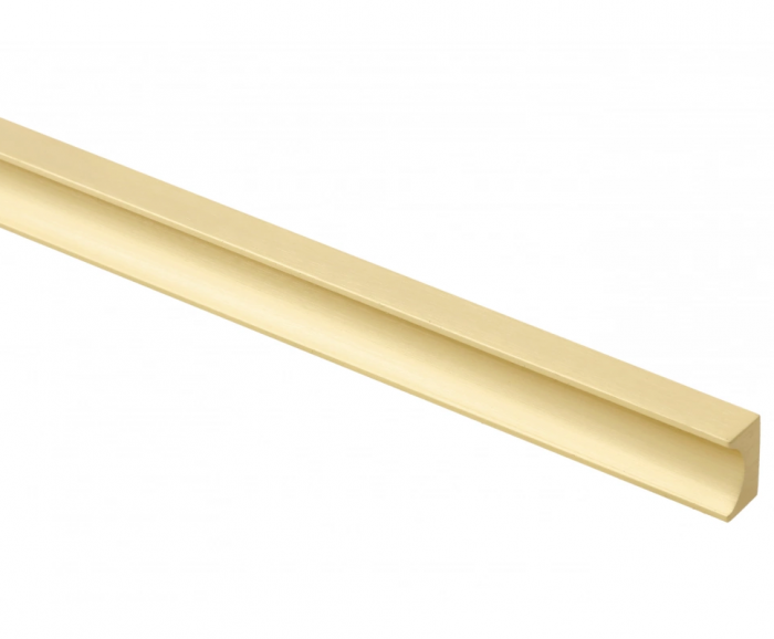 Maner lung pentru mobila Groove, finisaj auriu deschis periat GT, L:1200 mm [2]