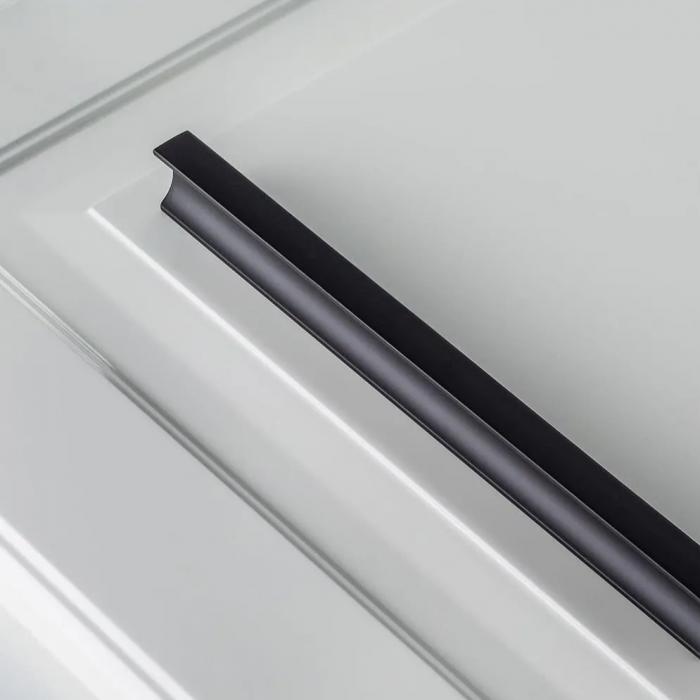 Maner lung pentru mobila Groove, finisaj negru mat GT, L:1200 mm [3]
