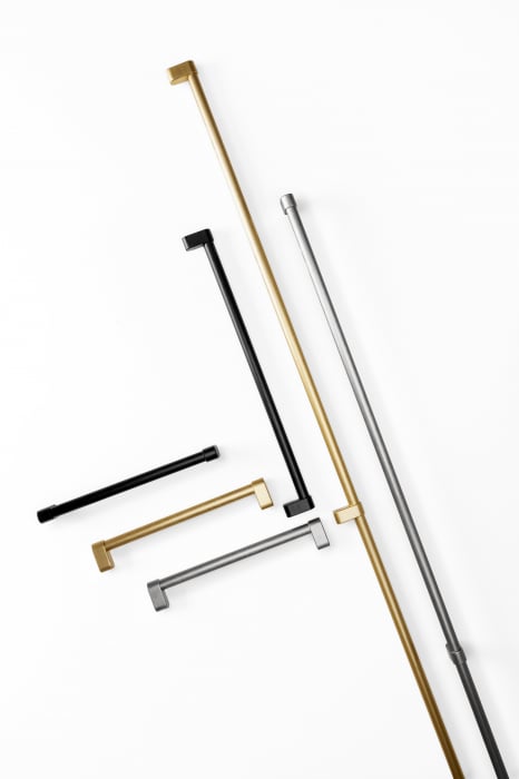 Maner lung pentru mobila Linkk, finisaj negru periat, L:1071 mm [5]