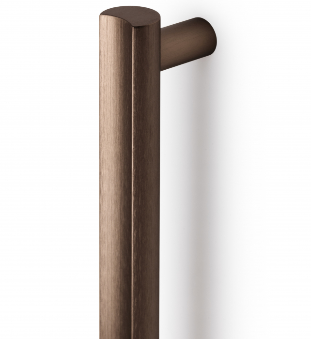 Maner lung pentru mobila Moon, finisaj bronz periat, L:1096 mm [2]