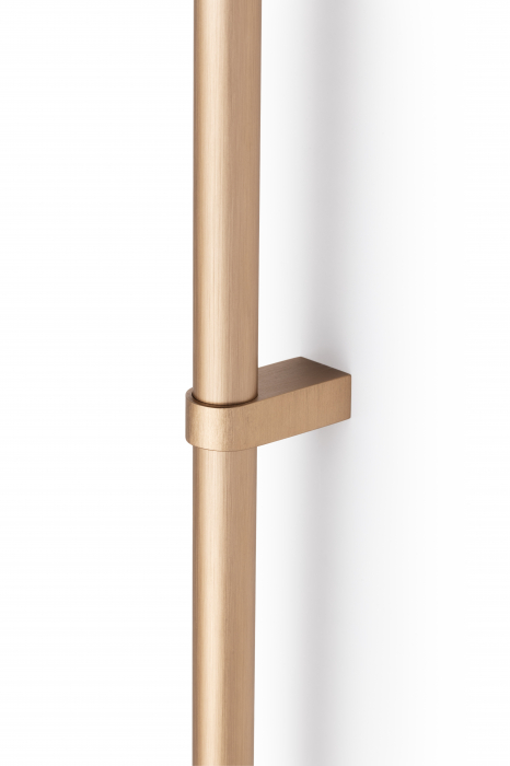 Maner lung pentru mobila Nobb, finisaj alama cava periata, L:1108 mm [3]