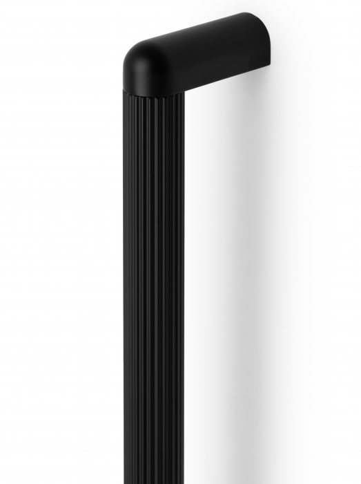 Maner lung pentru mobila Riss Big, finisaj negru mat, L:982 mm [2]