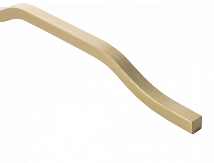 Maner lung pentru mobila Gravel, finisaj auriu deschis periat GT, L:1200 mm [2]