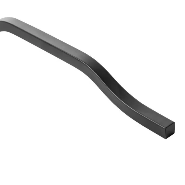 Maner lung pentru mobila Gravel, finisaj negru mat GT, L:1200 mm [2]