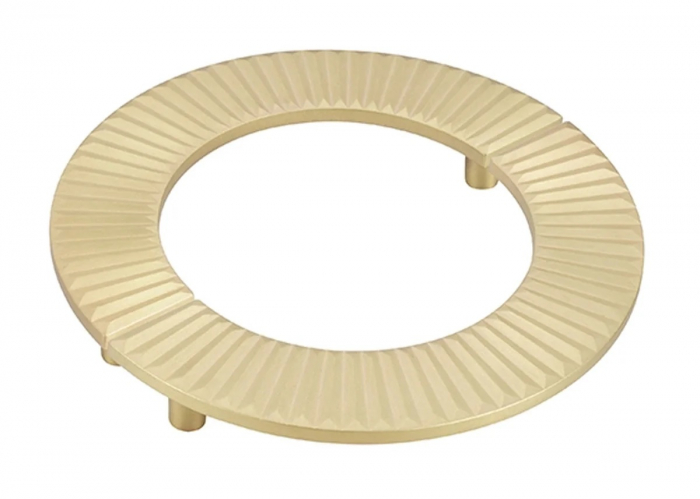 Maner pentru mobila Alper, finisaj alama satin CB, 128 mm [2]