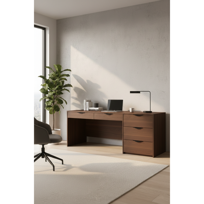 Maner pentru mobila Alvera, finisaj negru mat, L:150 mm [5]