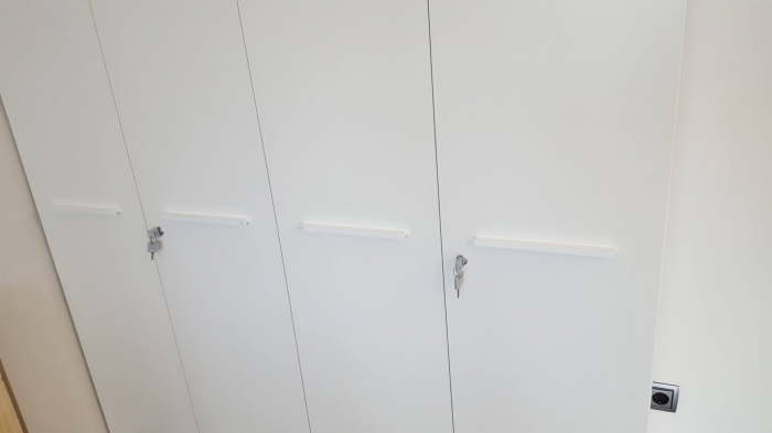 Maner pentru mobila Angle, finisaj alb mat, L 1480 mm [5]