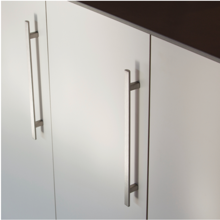 Maner pentru mobila Ara, finisaj otel inoxidabil, L:380 mm [3]