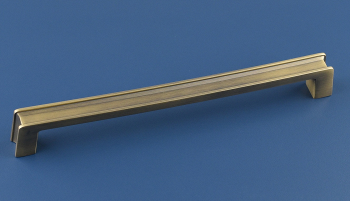 Maner pentru mobila Aron, finisaj alama antichizata periata CB, 192 mm [5]