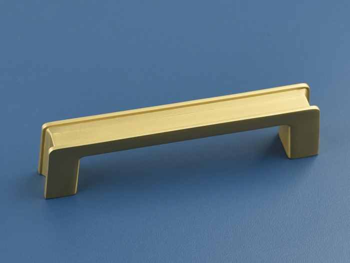 Maner pentru mobila Aron, finisaj alama satin CB, 96 mm [5]