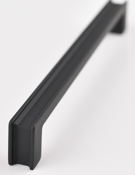 Maner pentru mobila Aron, finisaj negru mat CB, 192 mm [3]