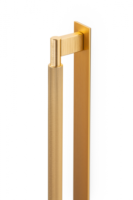 Maner pentru mobila Arpa Plate, finisaj alama intunecata periata, L 1216 mm [2]