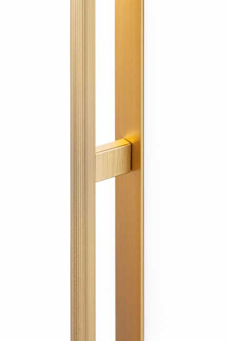 Maner pentru mobila Arpa Plate, finisaj alama intunecata periata, L 1216 mm [3]