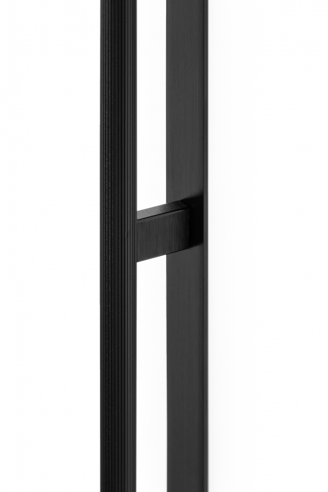 Maner pentru mobila Arpa Plate, finisaj negru periat, L 1216 mm [3]