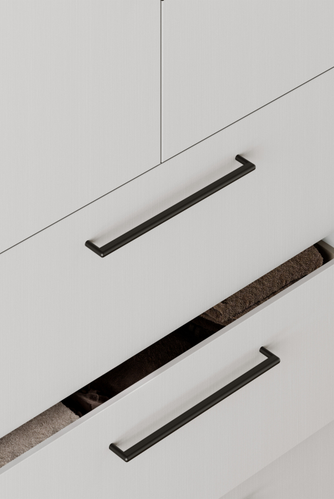 Maner pentru mobila Beam, finisaj negru titan, L:168 mm [3]