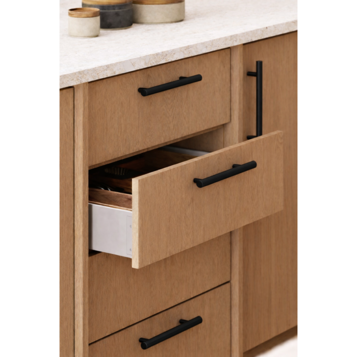 Maner pentru mobila Boto, finisaj negru periat, L:386 mm [5]