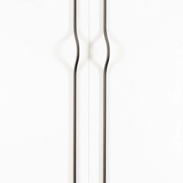 Maner pentru mobila Brave, finisaj gri metalizat, L:1040 mm [2]