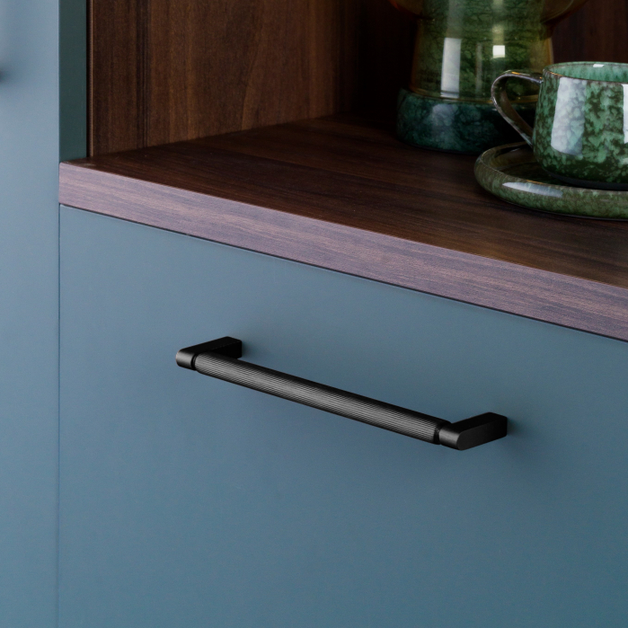 Maner pentru mobila Brooklyn, finisaj negru periat, L:330 mm [4]