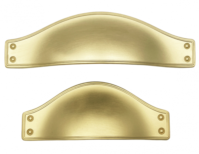 Maner pentru mobila Calypso, finisaj alama satin CB, 32 mm [3]
