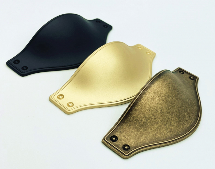 Maner pentru mobila Calypso, finisaj alama satin CB, 32 mm [6]
