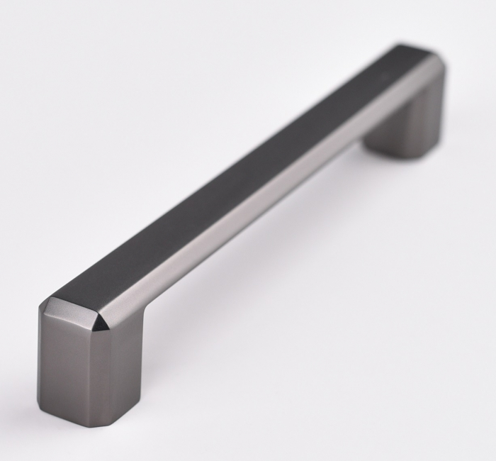 Maner pentru mobila Carli, finisaj negru gun metal CB, 160 mm [3]