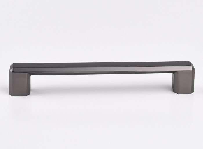 Maner pentru mobila Carli, finisaj negru gun metal CB, 160 mm [4]