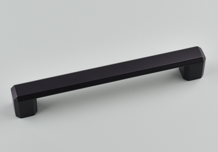 Maner pentru mobila Carli, finisaj negru mat CB, 160 mm [5]