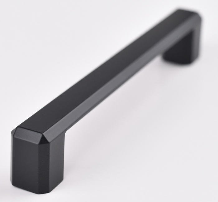 Maner pentru mobila Carli, finisaj negru mat CB, 160 mm [3]