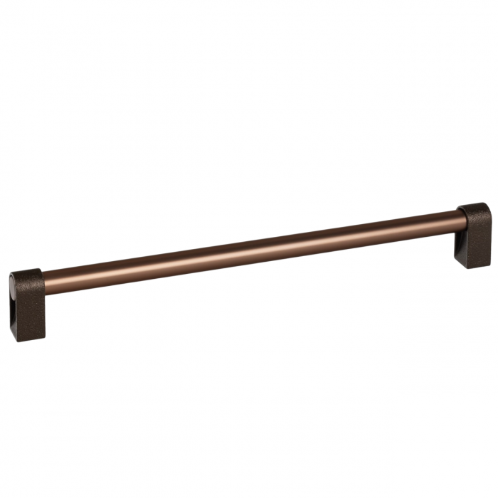 Maner pentru mobila Casey, finisaj maro metalic texturat / bronz mat, L:339 mm [1]