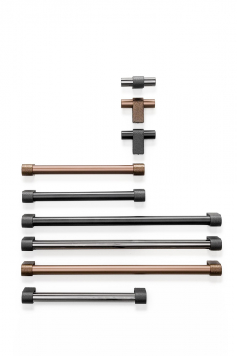 Maner pentru mobila Casey, finisaj maro metalic texturat / bronz mat, L:339 mm [6]