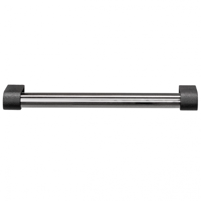 Maner pentru mobila Casey, finisaj negru lava texturat / negru titan lustruit, L:211 mm [2]