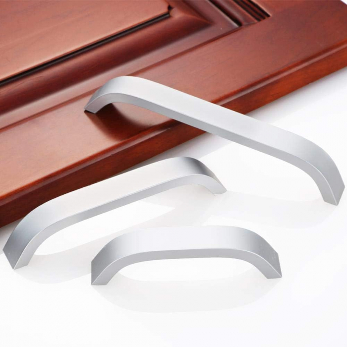 Maner pentru mobila Clarion, finisaj aluminiu, L:174 mm [3]