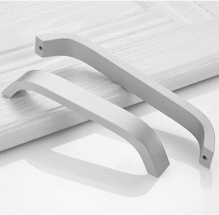 Maner pentru mobila Clarion, finisaj aluminiu, L:174 mm [2]