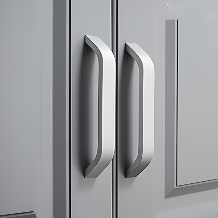 Maner pentru mobila Clarion, finisaj aluminiu, L:174 mm [4]