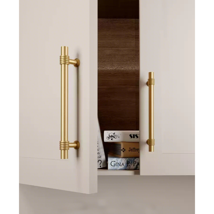 Maner pentru mobila Cruz, finisaj auriu mat, L:128 mm [4]