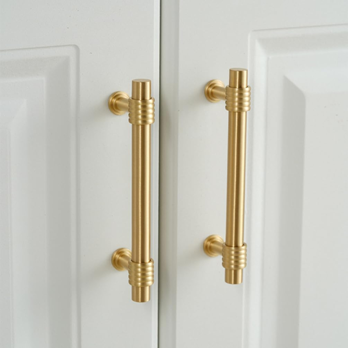 Maner pentru mobila Cruz, finisaj auriu mat, L:192 mm [5]