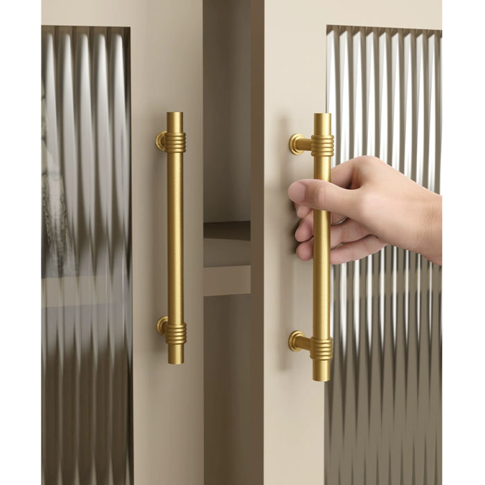 Maner pentru mobila Cruz, finisaj auriu mat, L:192 mm [3]