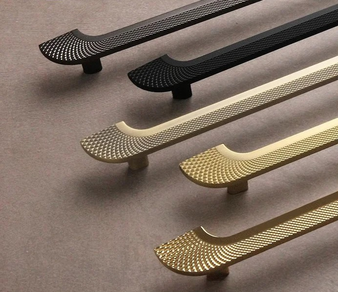 Maner pentru mobila Dax, finisaj negru mat CB, 224 mm [2]