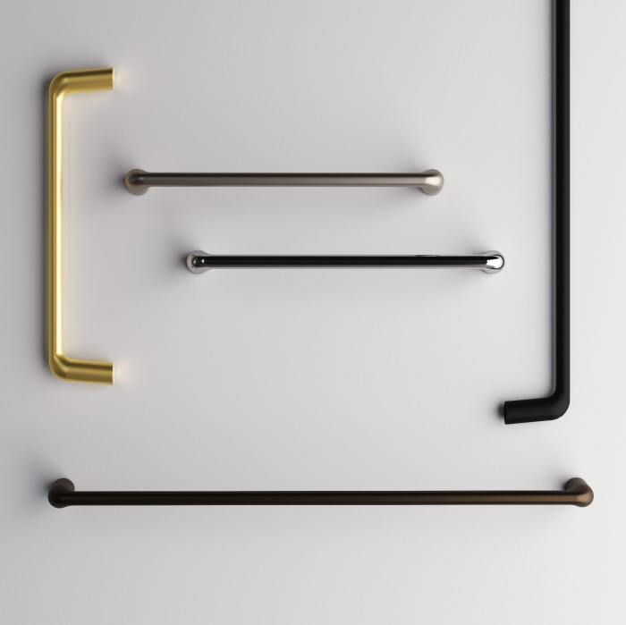 Maner pentru mobila Delgot, finisaj auriu, L:234 mm [3]