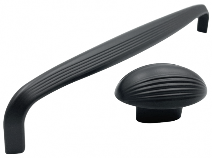 Maner pentru mobila Eluno, finisaj negru cobalt, L:232.2 mm [5]