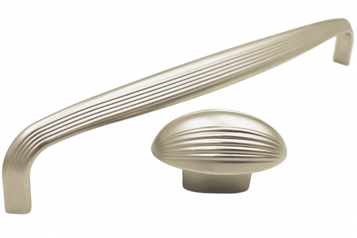 Maner pentru mobila Eluno, finisaj nichel satin, L:232.2 mm [5]