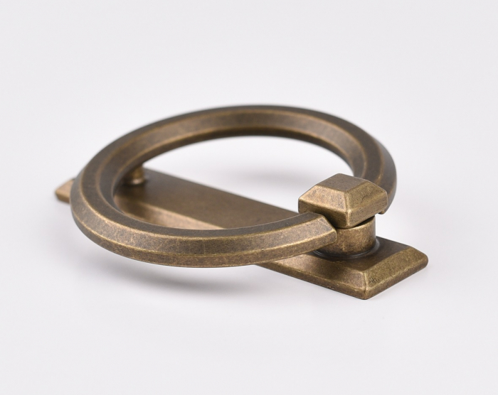 Maner pentru mobila Enzo Line, finisaj alama antichizata CB, 64 mm [4]